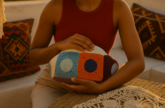 Bolso de crochet Rainbow Dreamy Grannies