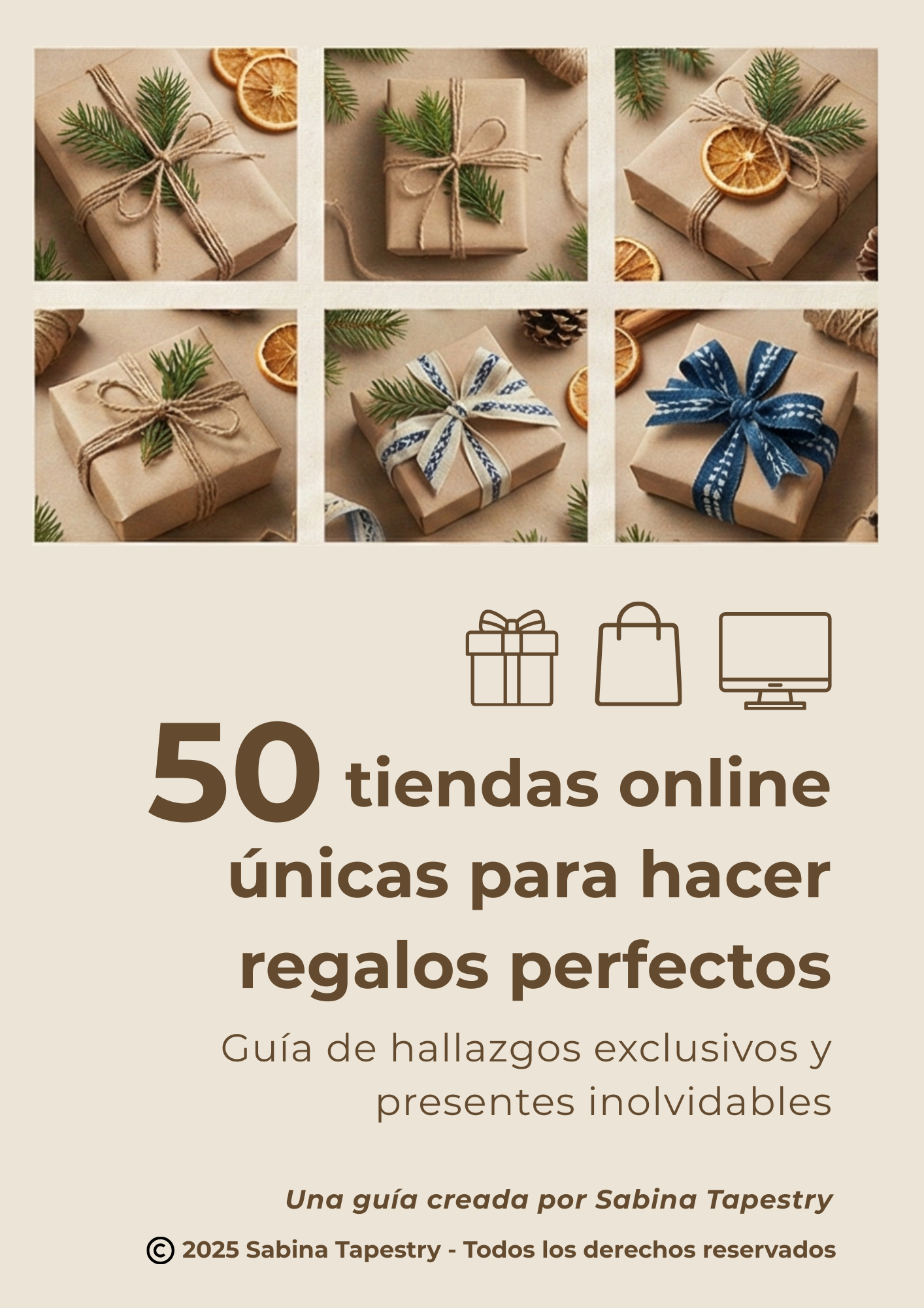 Guía PDF 50 tiendas online únicas para hacer regalos perfectos