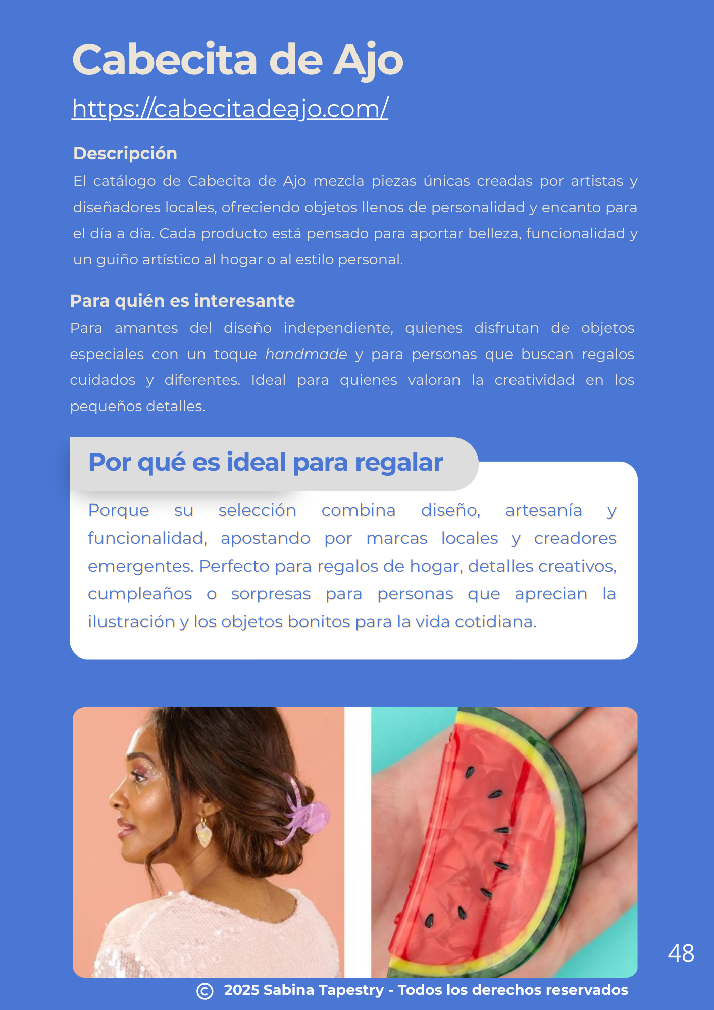 Guía PDF 50 tiendas online únicas para hacer regalos perfectos