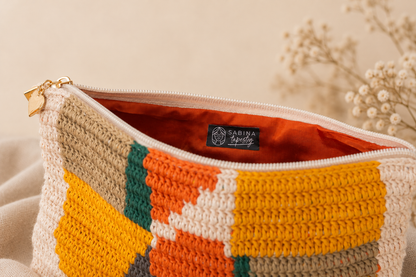 Bolso de crochet Hojas de Otoño - con cadena