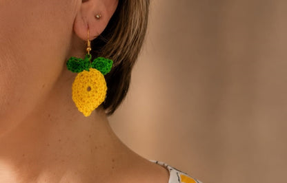 Pendientes limón