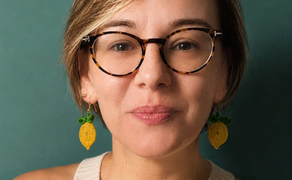 Pendientes limón